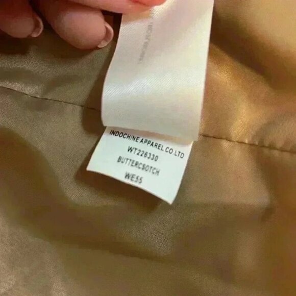 BAND OF THE FREE FAUX FUR HOODED‎ JACKET BUTTERSCOTCH NWT SIZE M - Picture 9 of 9